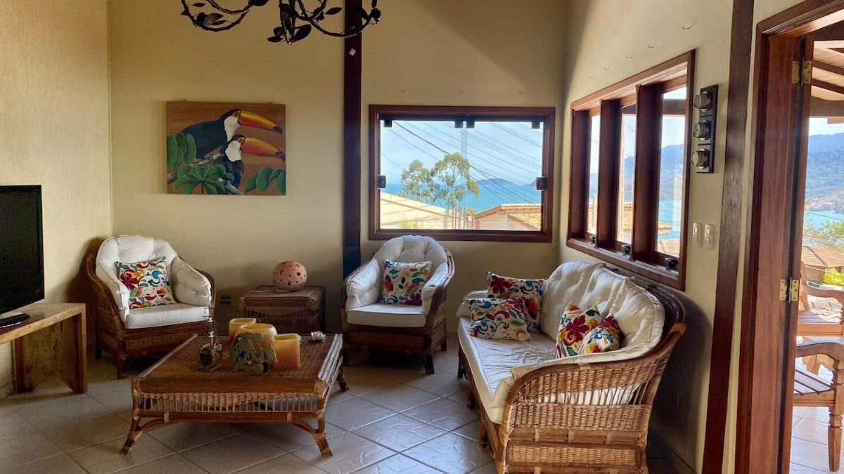 Vista Espetacular, Churrasqueira Gourmet E Piscina Aquecida Ilhabela Exterior foto